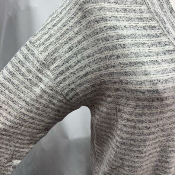 Lou & Grey‎ V-Neck Striped Sweater Dress Womens Small Tunic Casual Soft Relaxed - Picture 8 of 16